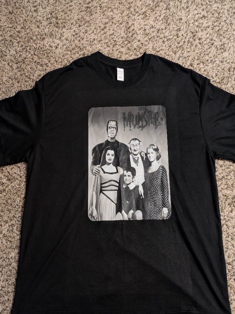 The Munsters Family Vintage 1960s TV- Show-Unisex T Shirt 2XL
